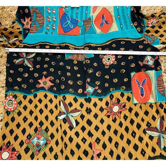 MJ Carroll Women Multicolor Lightweight Long Sleeve Jacket Blazer Coat Sz M NWT - Picture 6 of 12